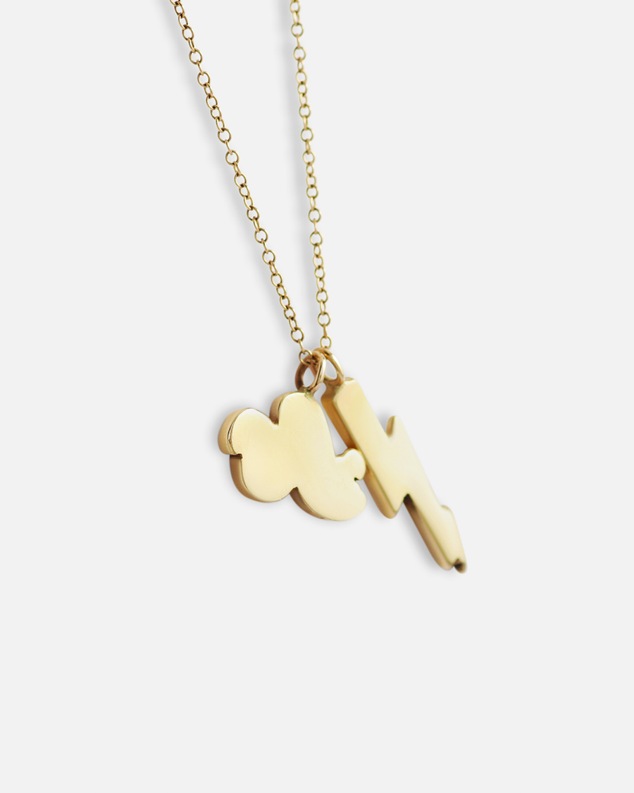 Sky / Large Double Pendant By fitzgerald jewelry in pendants Category