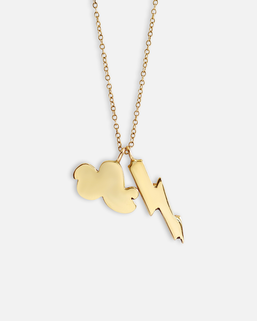 Sky / Large Double Pendant By fitzgerald jewelry in pendants Category