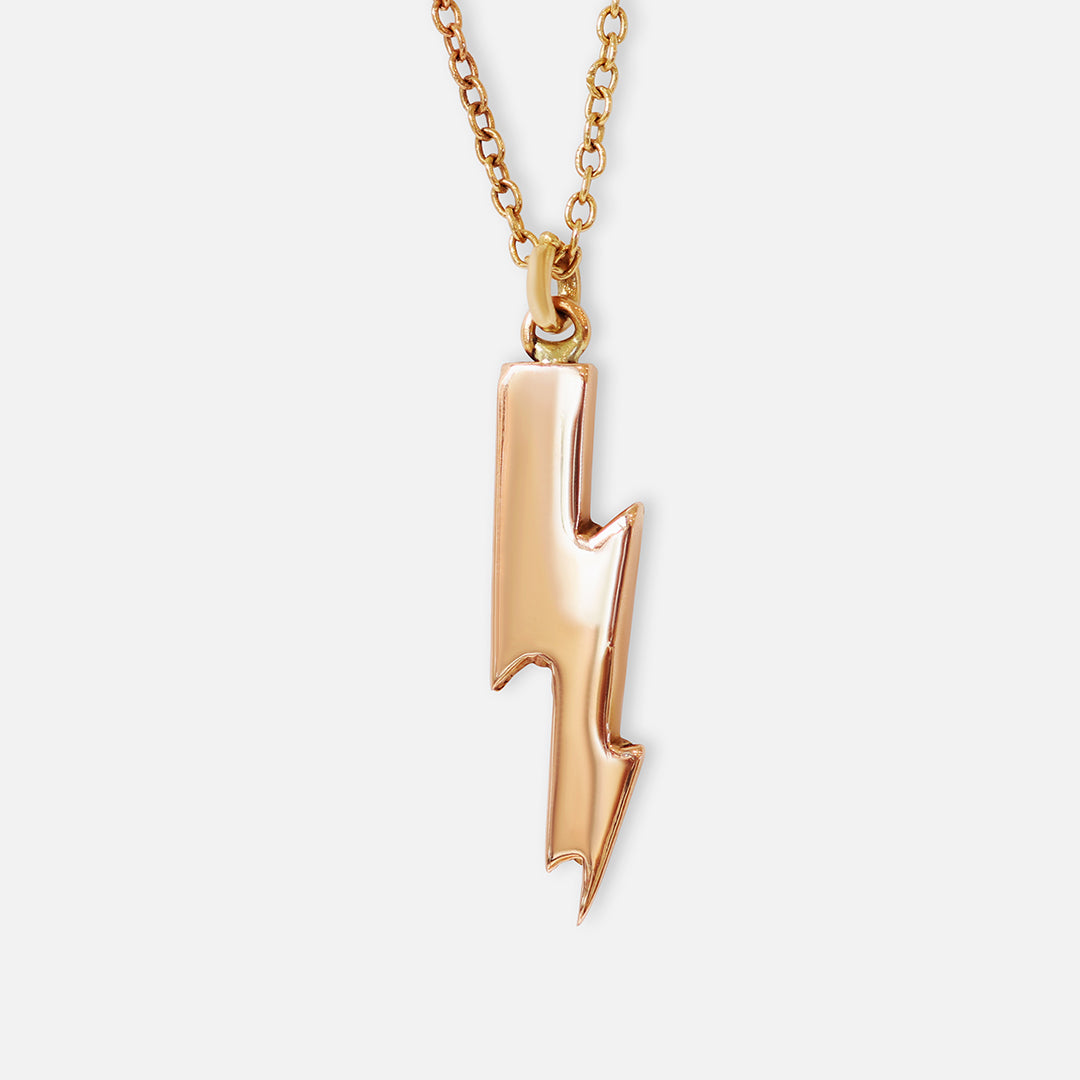 Lightning Bolt / Single Large By fitzgerald jewelry in pendants Category