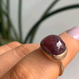 Lollipop 4 / Rose Cut Ruby By Hiroyo in ENGAGEMENT Category