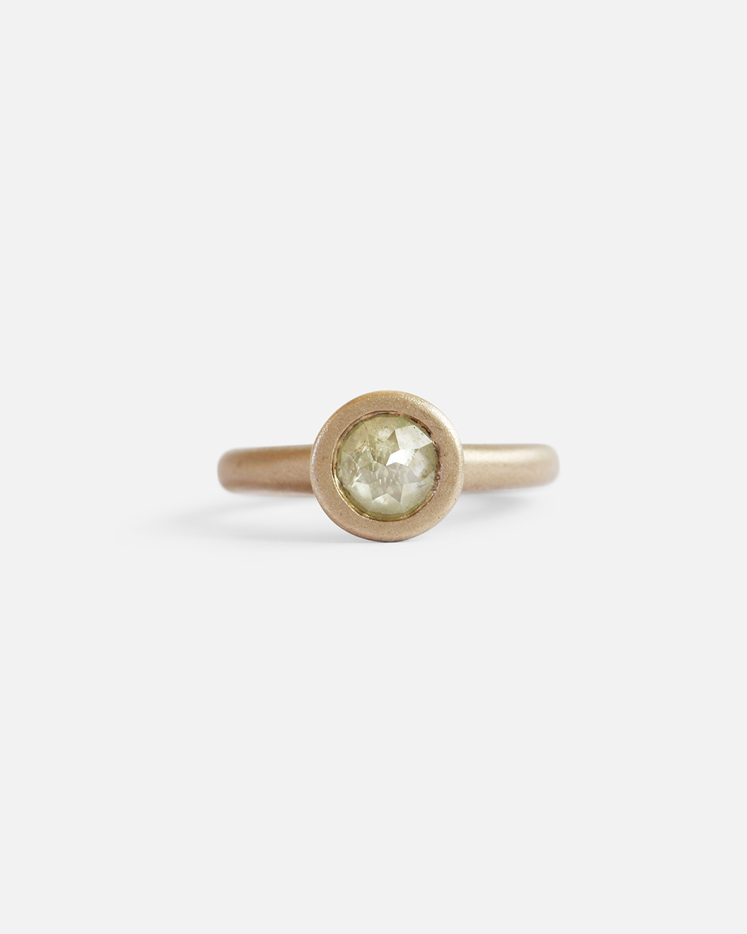 Lollipop 1 / Rose Cut Milky Yellow Diamond By Hiroyo