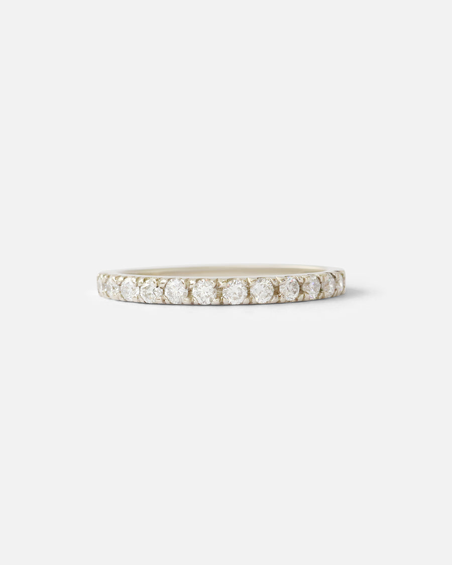 Orbit Band / Medium Pave 12 White Diamonds By Hiroyo in WEDDING Category
