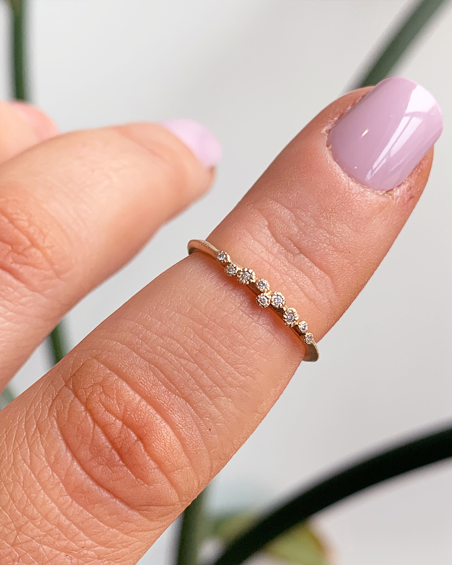 Melee 17 / White Diamonds By Hiroyo in rings Category