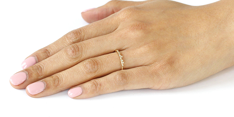 Melee 17 / White Diamonds By Hiroyo in rings Category