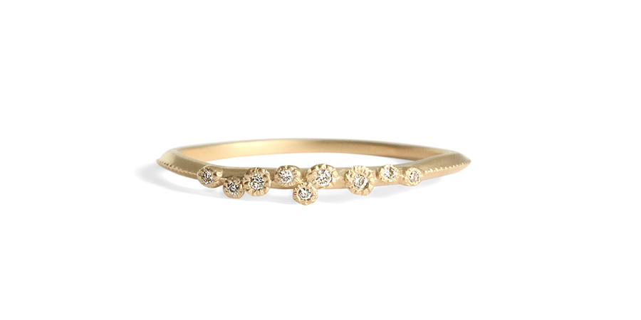 Melee 17 / White Diamonds By Hiroyo in rings Category
