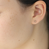 Melee 34B / Diamond Studs By Hiroyo in Earrings Category