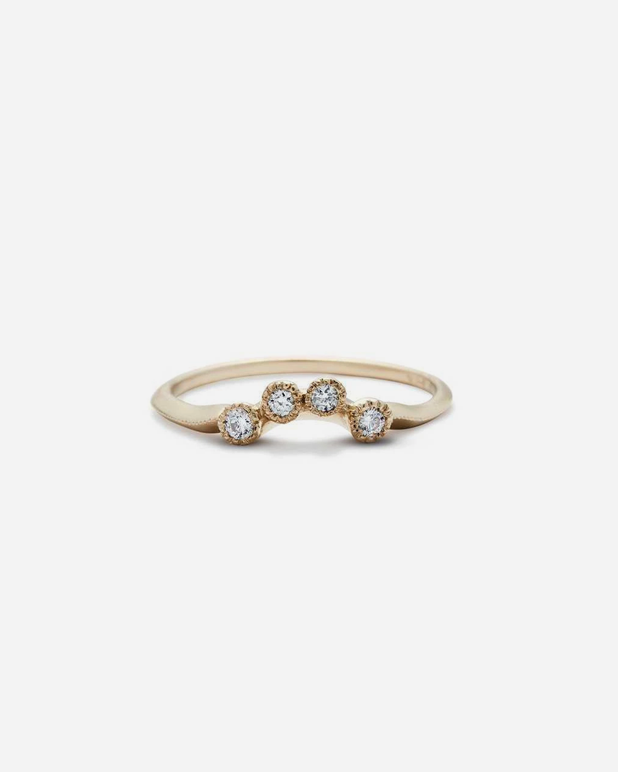 Melee 58 / White Diamonds By Hiroyo in rings Category