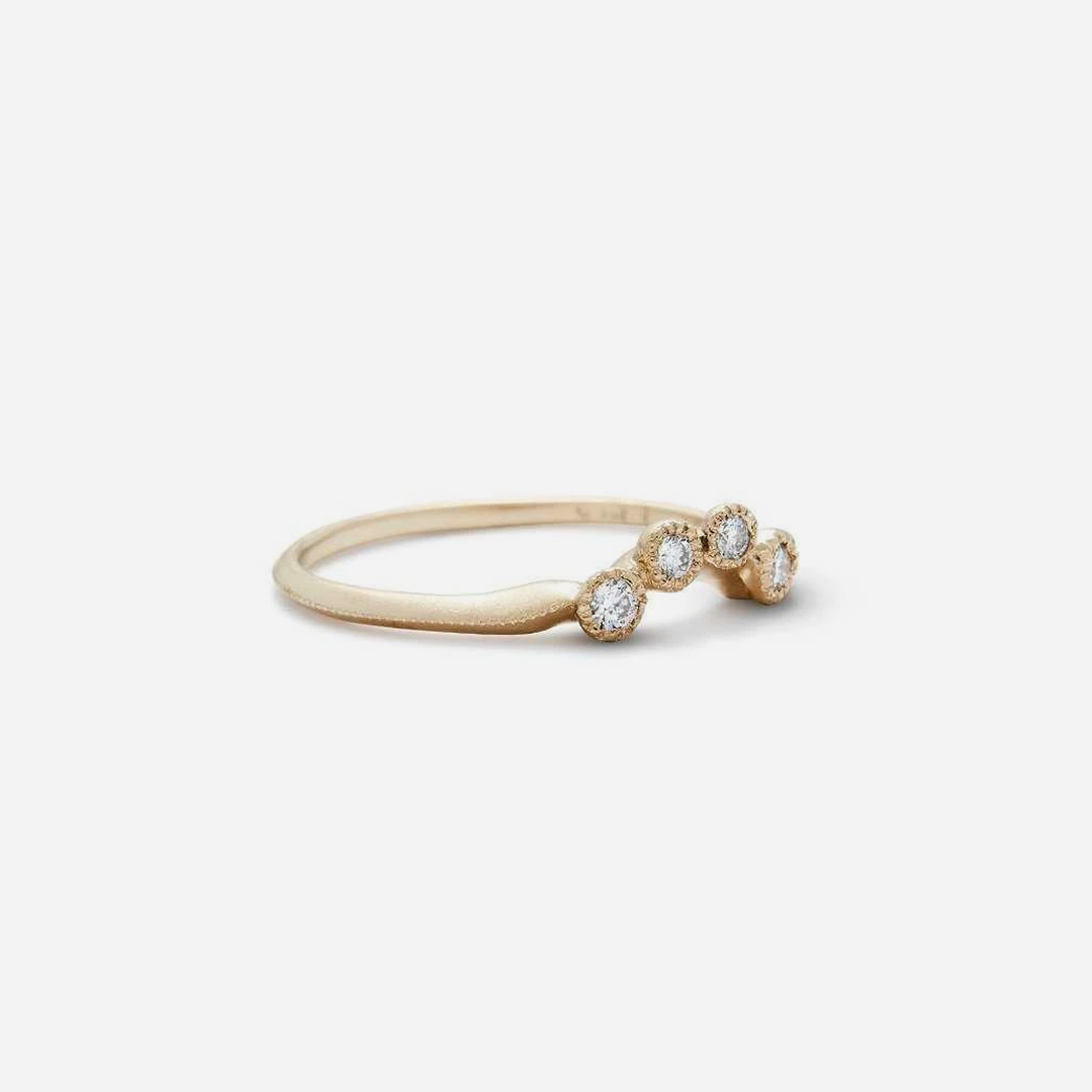 Melee 58 / White Diamonds By Hiroyo in rings Category