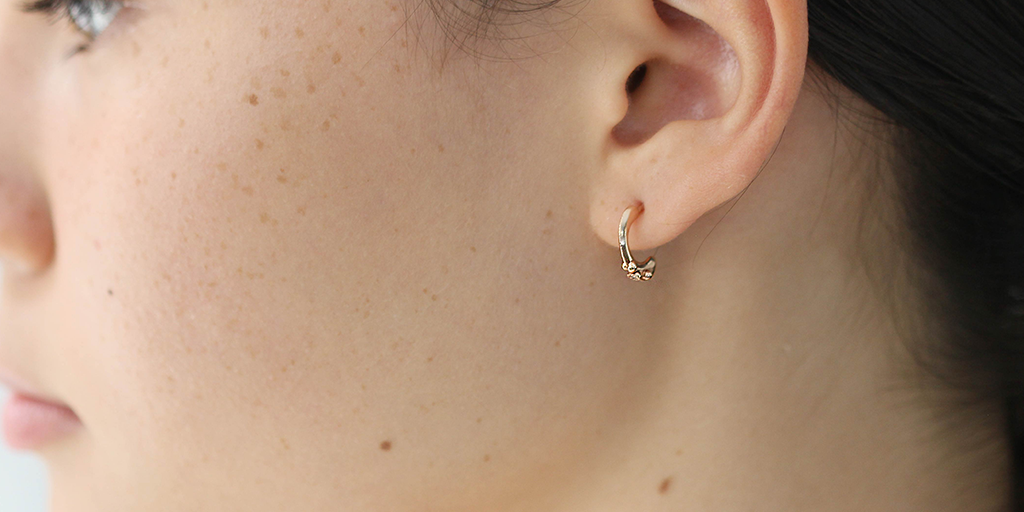 Melee 7B / Diamond Studs By Hiroyo in earrings Category