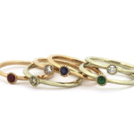 Melee Ball / White Diamond Ring By Hiroyo