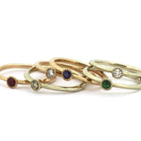 Melee Ball / White Diamond Ring By Hiroyo