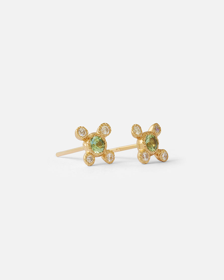 Melee 26 Studs / Sapphires By Hiroyo in earrings Category