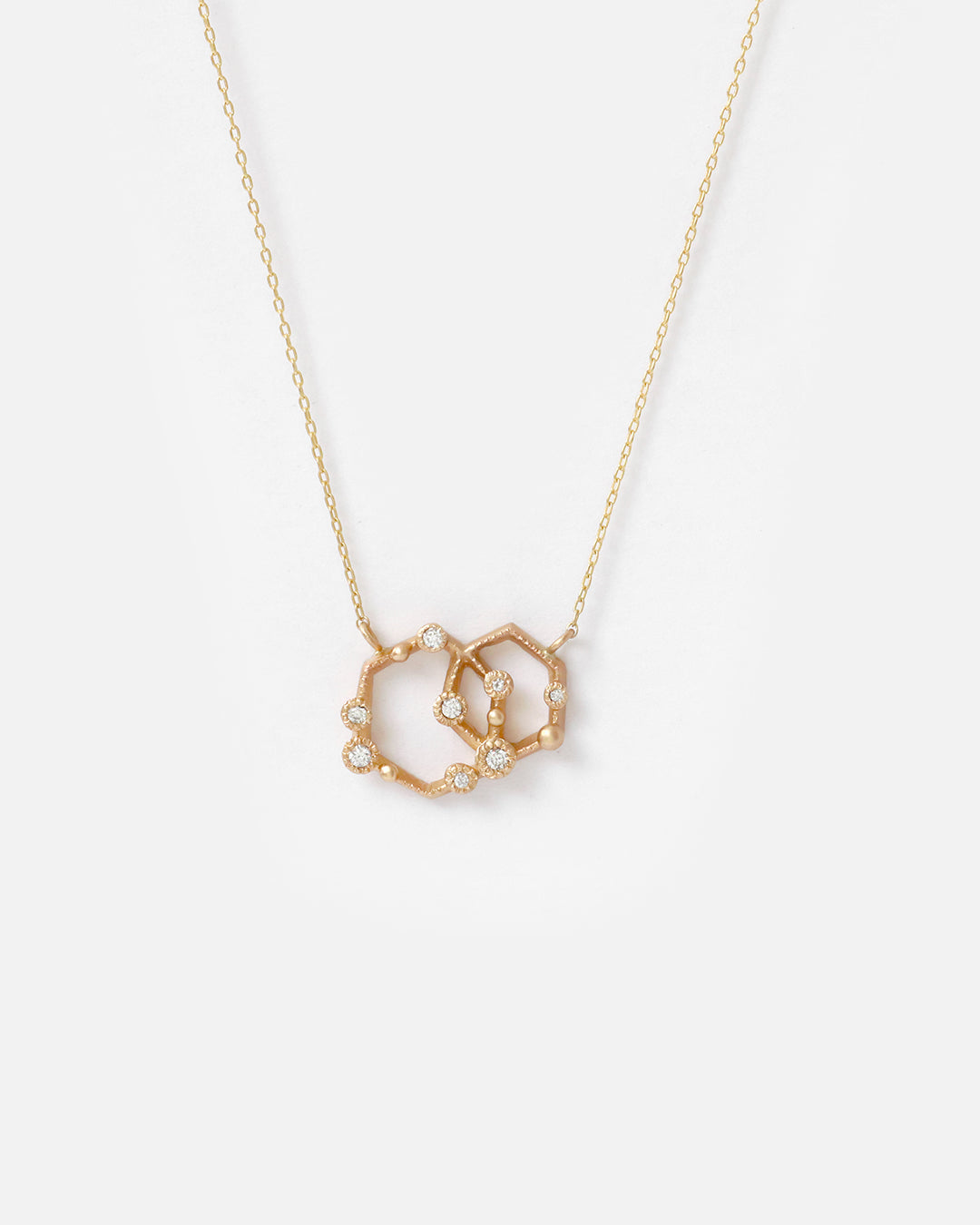 Melee 63 / Double Hex Pendant By Hiroyo