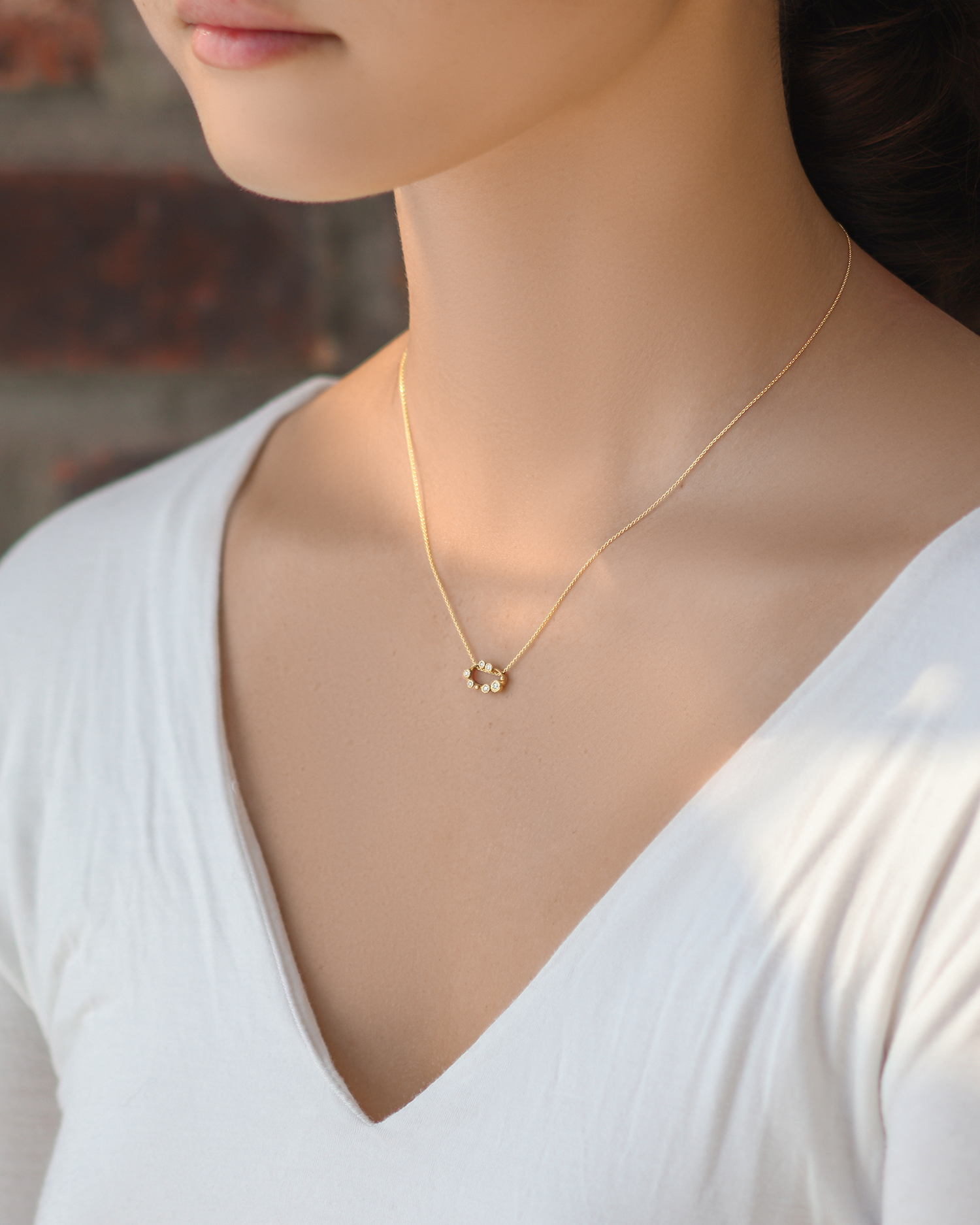 Melee 66 / White Diamond Pendant By Hiroyo in pendants Category