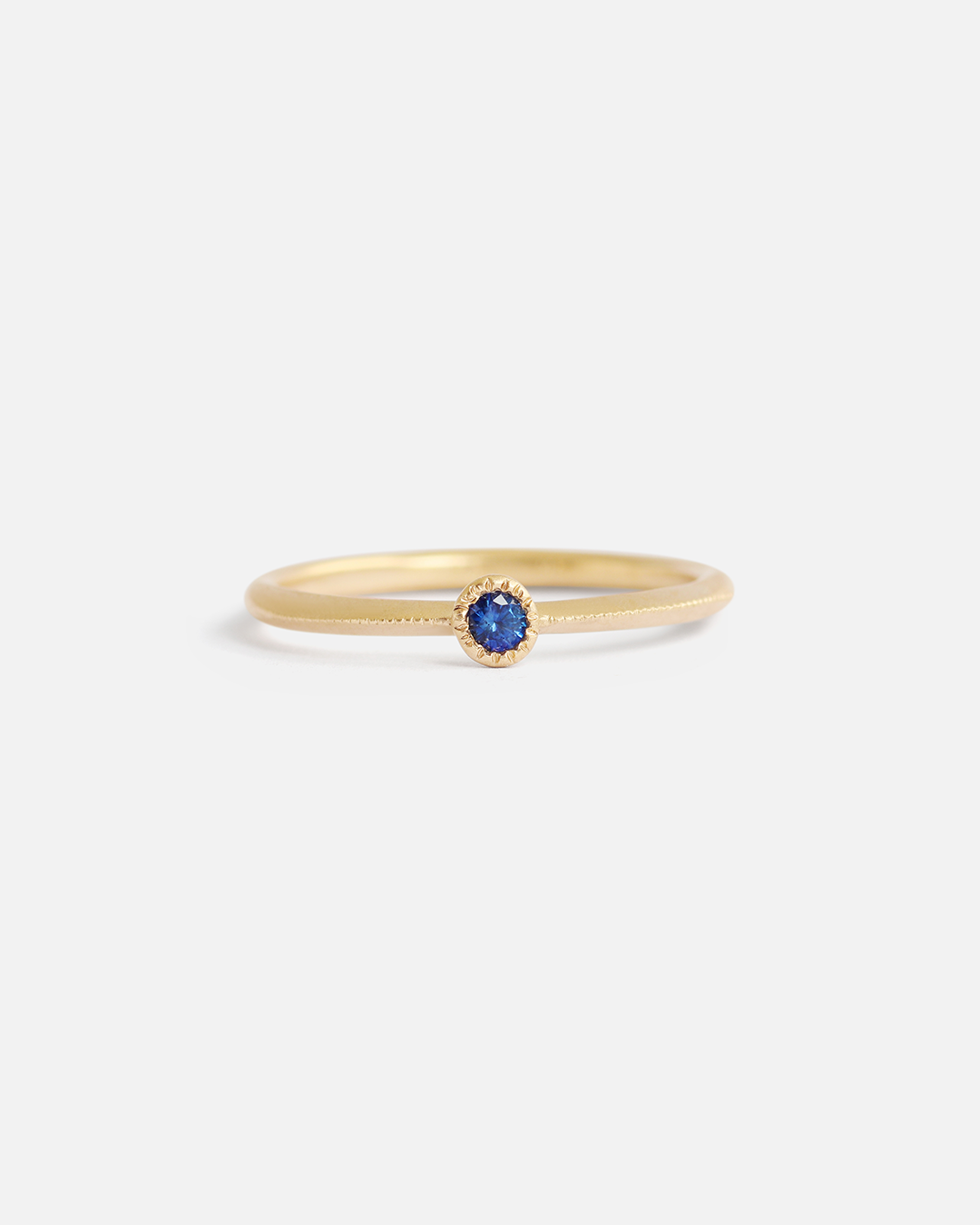 Melee Ball / Blue Sapphire Ring By Hiroyo