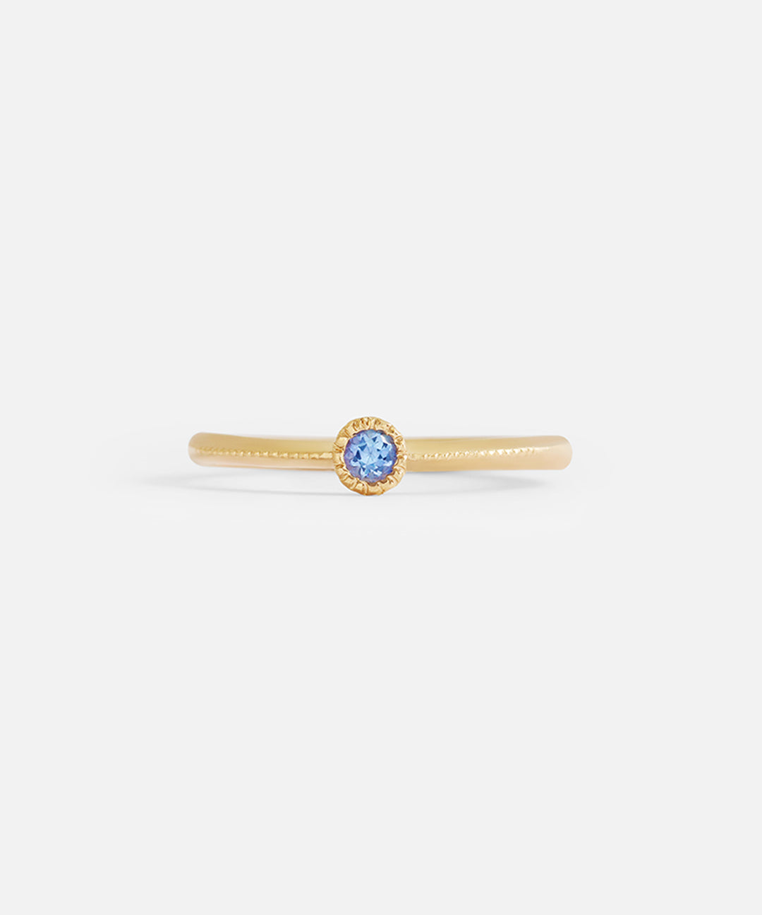 Melee Ball / Light Blue Sapphire Ring By Hiroyo