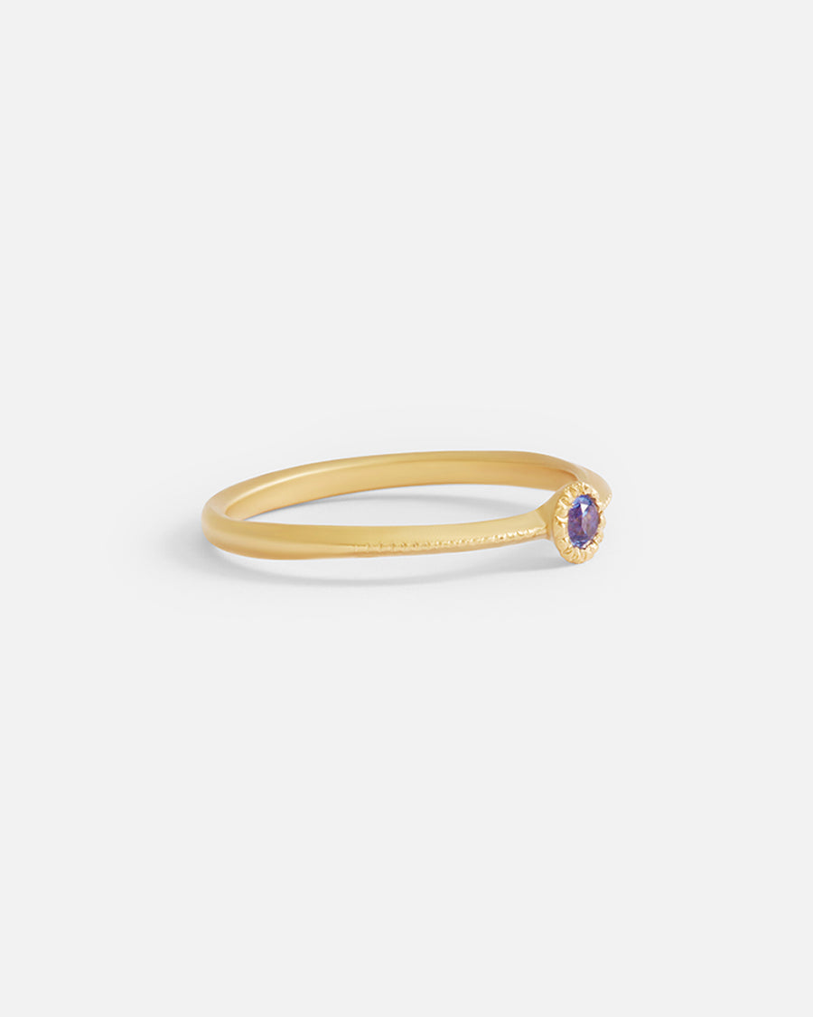 Melee Ball / Light Blue Sapphire Ring By Hiroyo in rings Category