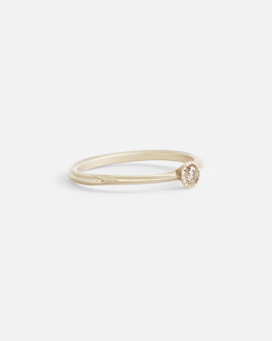 Melee Ball / White Diamond Ring By Hiroyo in rings Category