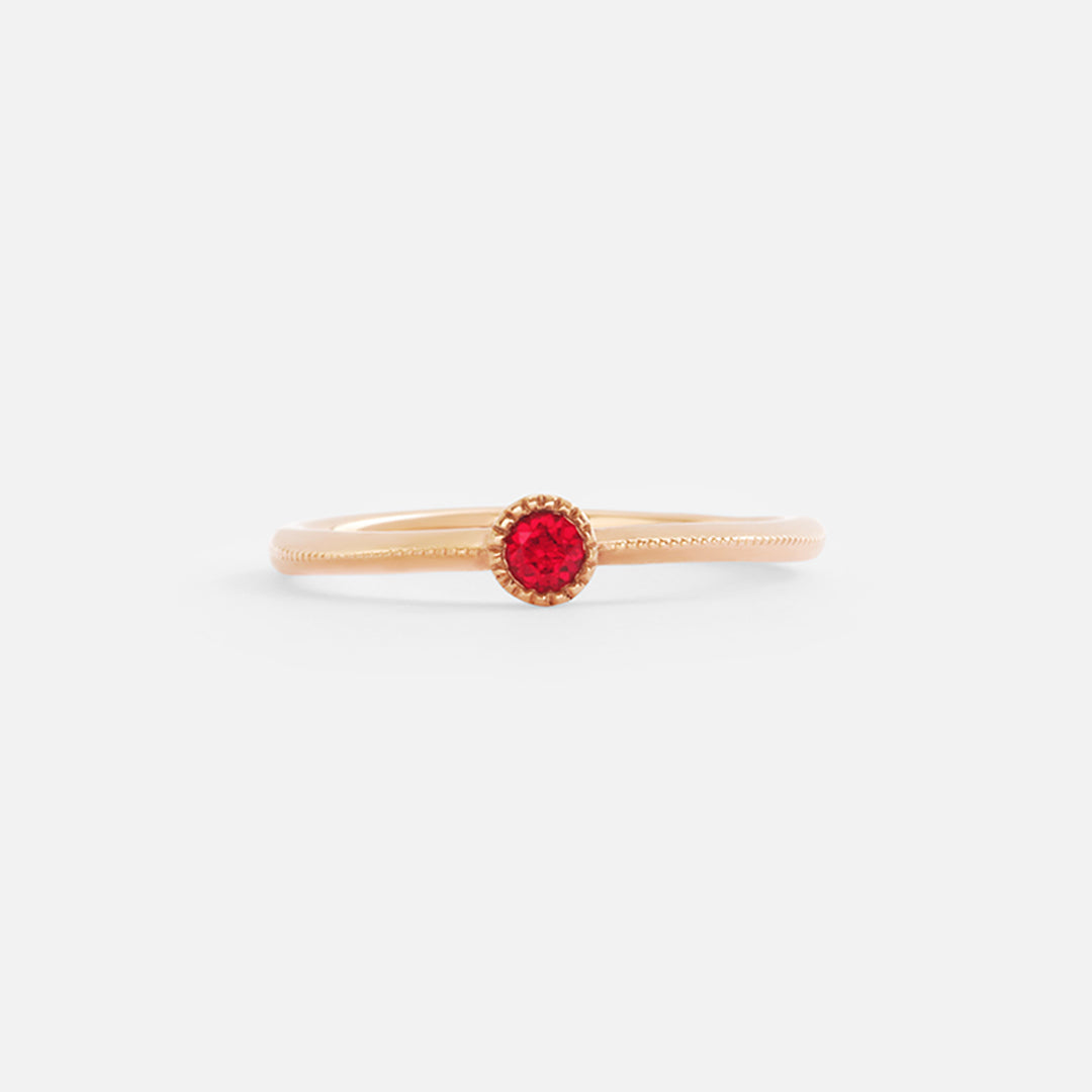 Melee Ball / Ruby Ring By Hiroyo in rings Category