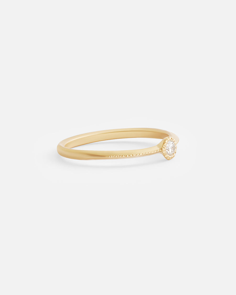 Melee Ball / White Diamond Ring By Hiroyo in rings Category