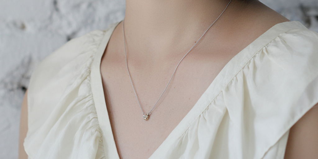 Mini Pebble Pendant / Brown Diamond By Hiroyo in pendants Category