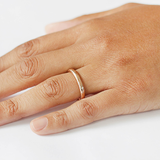 Round Band / 3.25mm Reticulated By fitzgerald jewelry in WEDDING Category