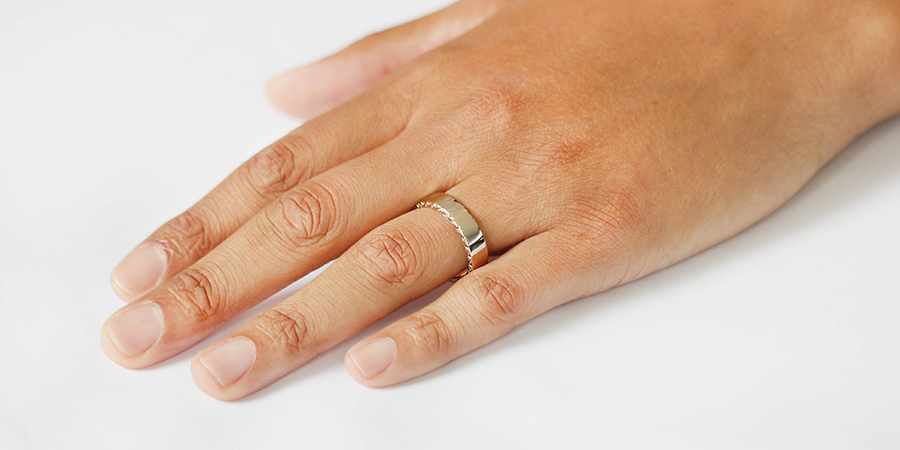 Side Engraved By fitzgerald jewelry in WEDDING Category