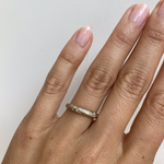 Moon Band / Star Set Diamonds By Hiroyo