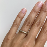 Moon Band / Star Set Diamonds By Hiroyo