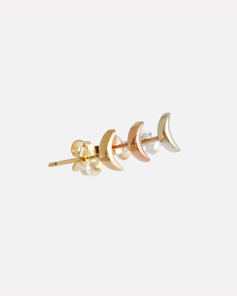 Sky / Moon Studs By fitzgerald jewelry in earrings Category