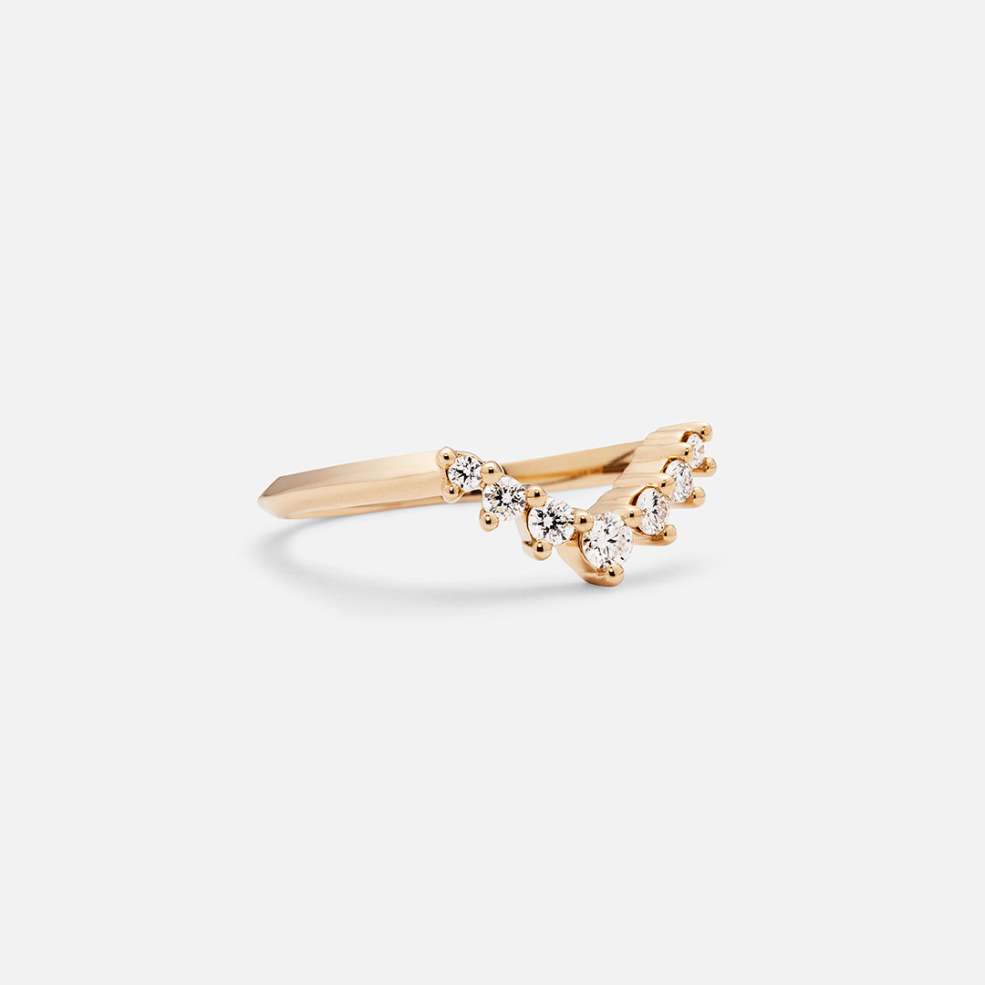 Noon / White Diamond Band By Casual Seance in WEDDING Category
