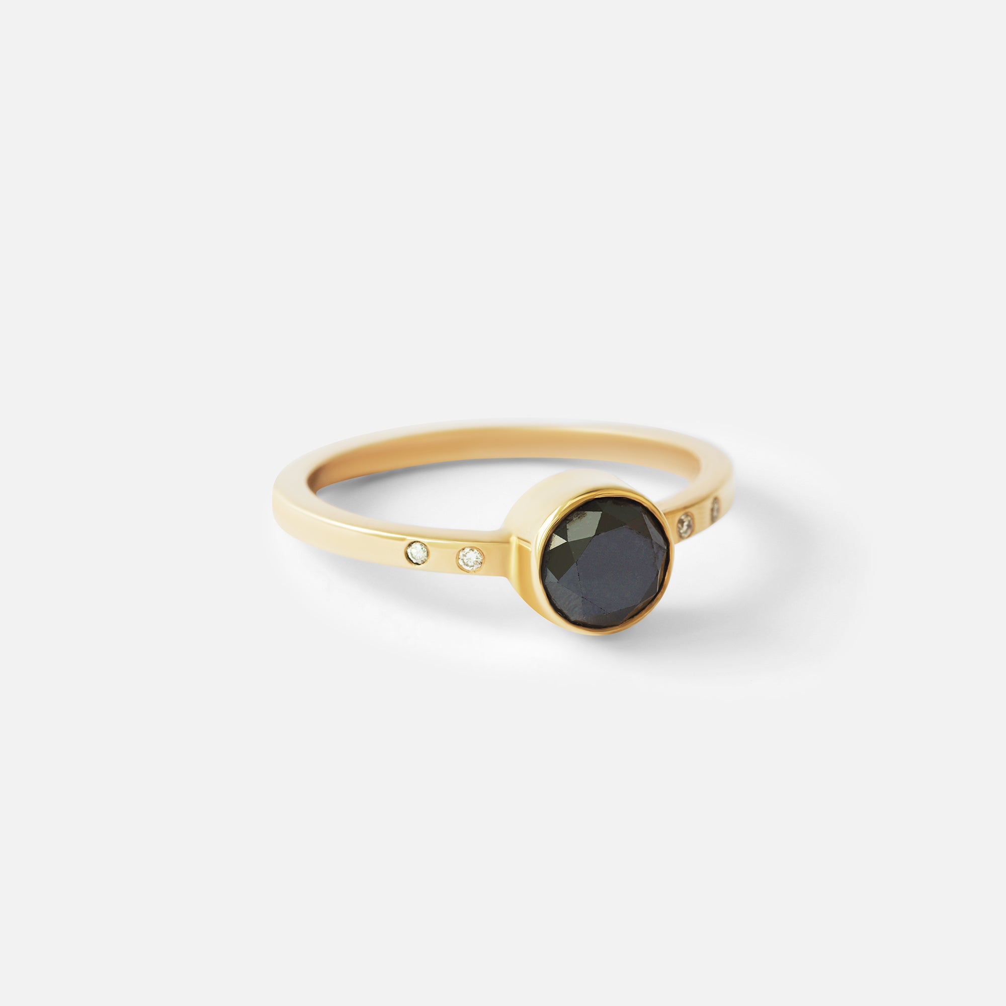 Black Diamond / Ring By Nishi in Engagement Rings Category