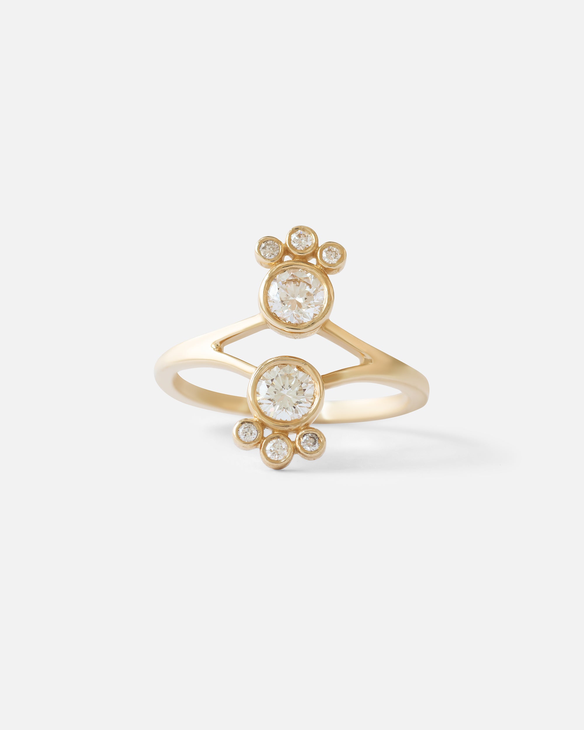 Diamond Mirror / Ring By Nishi in ENGAGEMENT Category