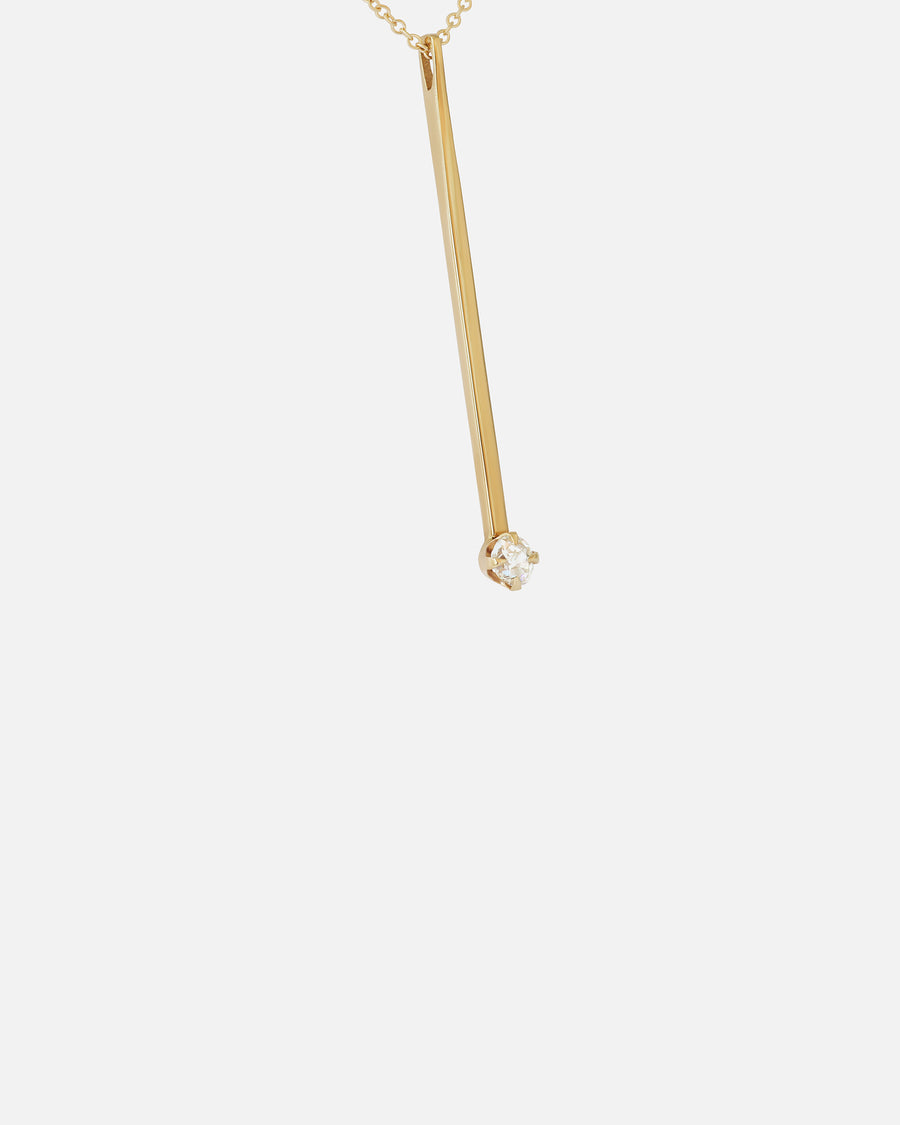 Matchstick / Old Mine Cut Diamond Necklace By Nishi in pendants Category