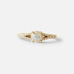 Old European Cut Diamond / Split Shank Ring By Nishi