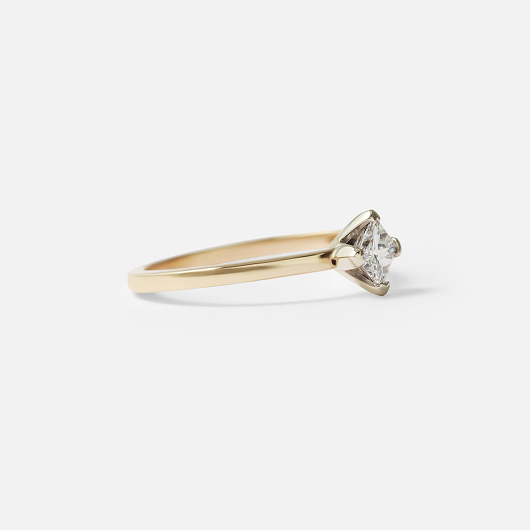 Solitaire Ring / Princess Cut Diamond By Nishi