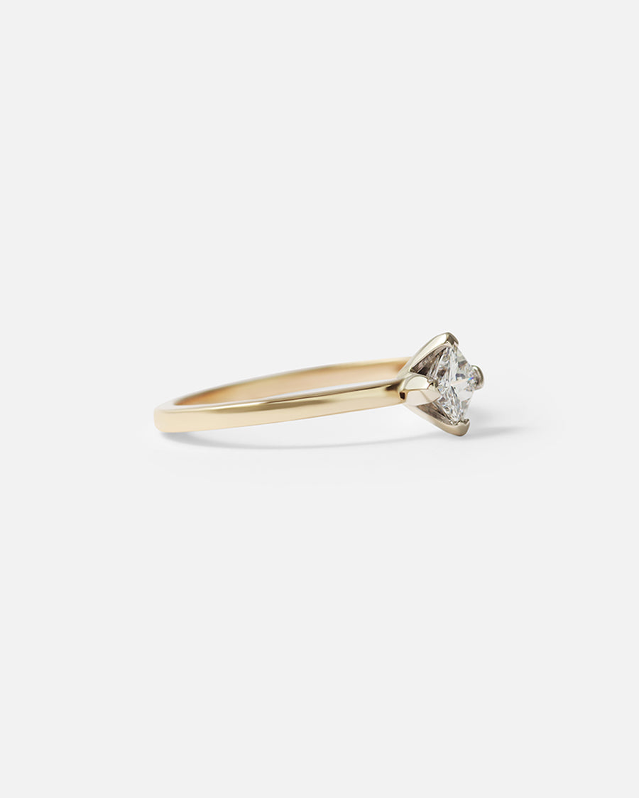 Solitaire Ring / Princess Cut Diamond By Nishi in ENGAGEMENT Category