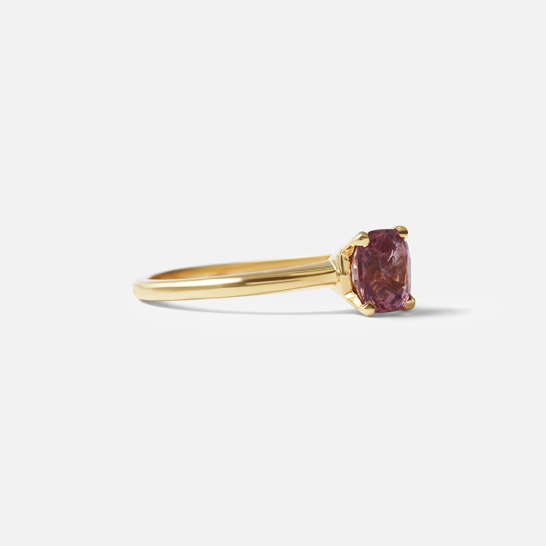 Solitaire Ring / Purple Spinel By Nishi in ENGAGEMENT Category