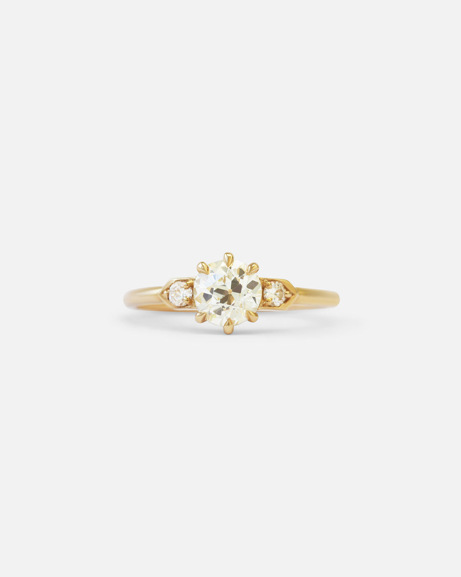 Six Prong Old European Cut Diamond / Ring By Nishi in ENGAGEMENT Category