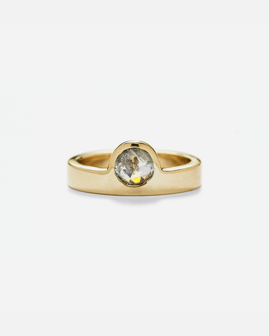 Odine / Rose Cut Diamond Ring By Casual Seance in ENGAGEMENT Category
