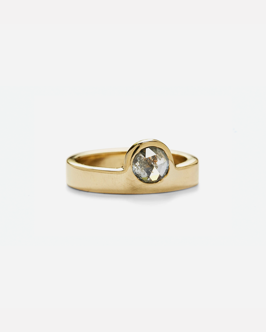 Odine / Rose Cut Diamond Ring By Casual Seance in ENGAGEMENT Category