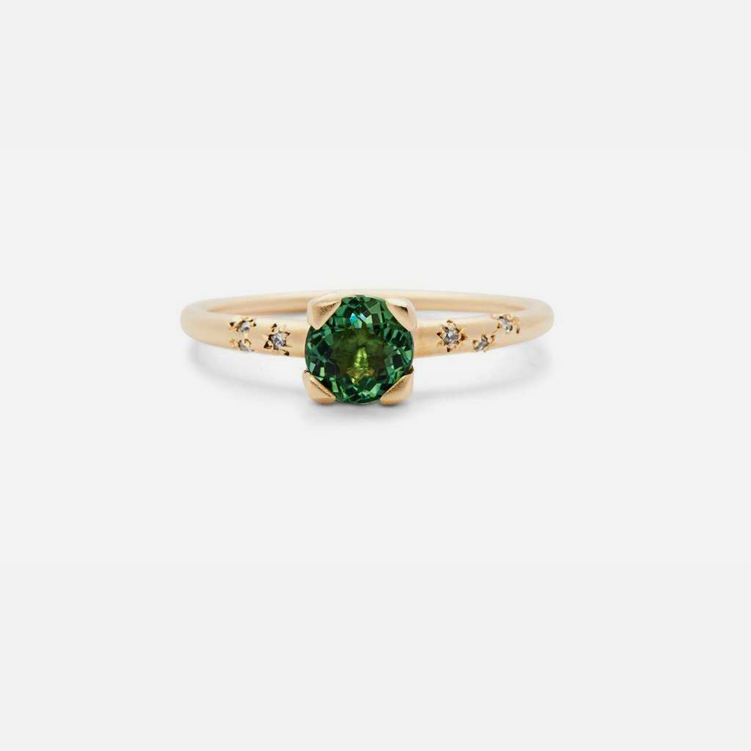 PM 2 Star / Green Tourmaline By fitzgerald jewelry