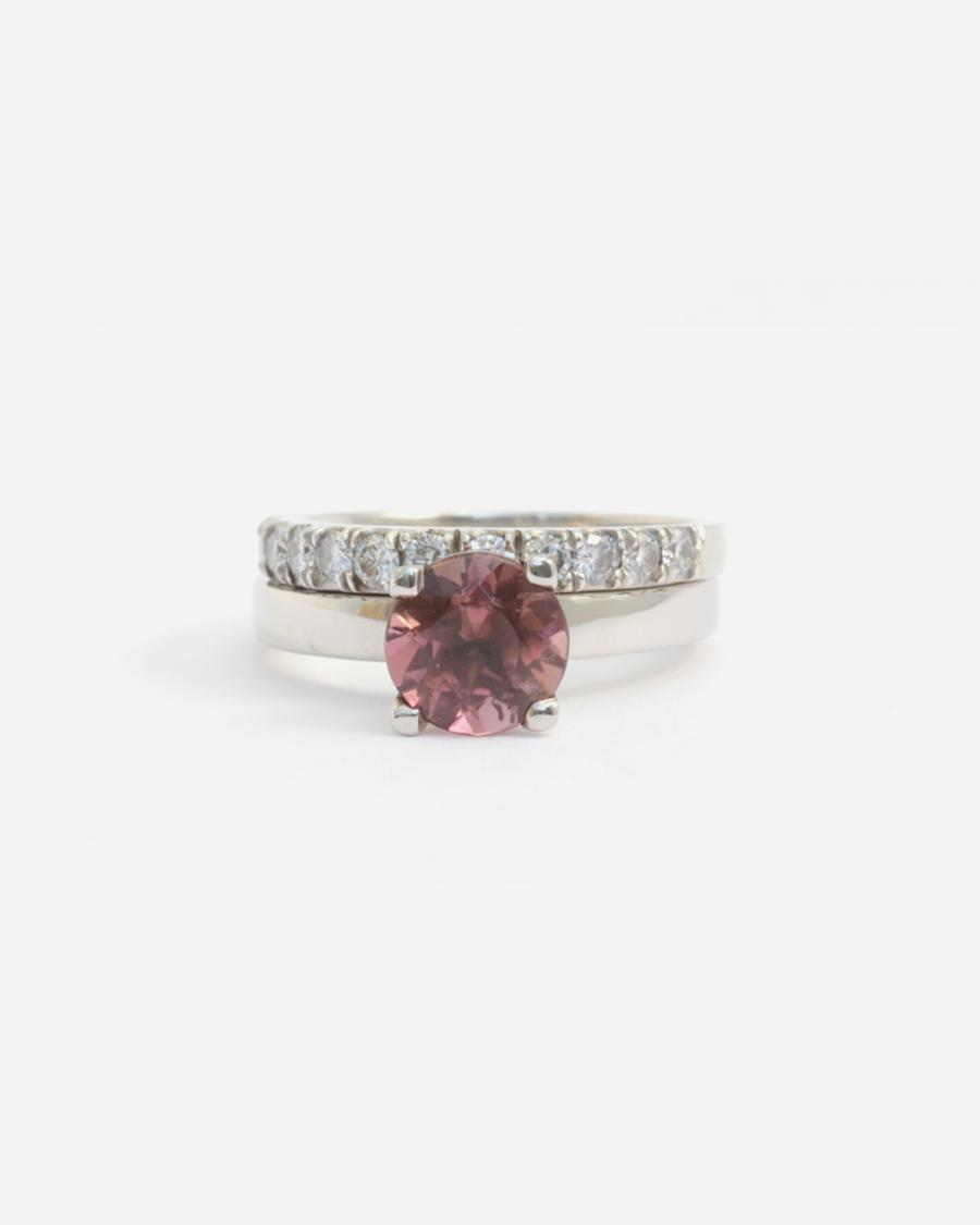 Orbit / PO Pink Tourmaline By fitzgerald jewelry in ENGAGEMENT Category