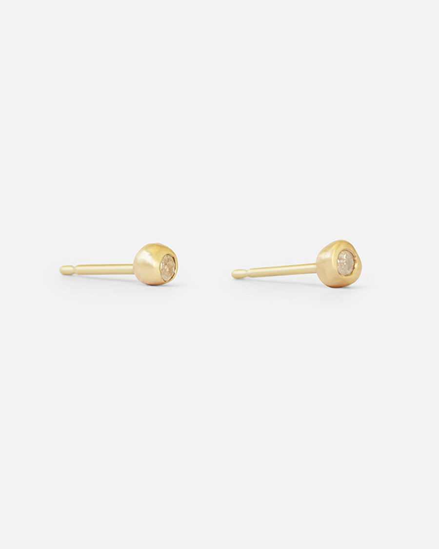 Ball + Diamond / Studs By Tricia Kirkland in earrings Category