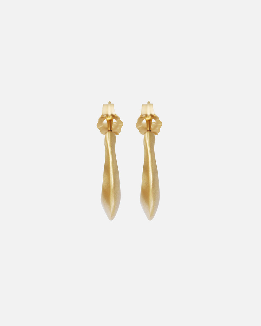 Small Half Moon / Hoops By Tricia Kirkland in earrings Category