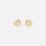 Textured Diamond / Studs By Tricia Kirkland in earrings Category
