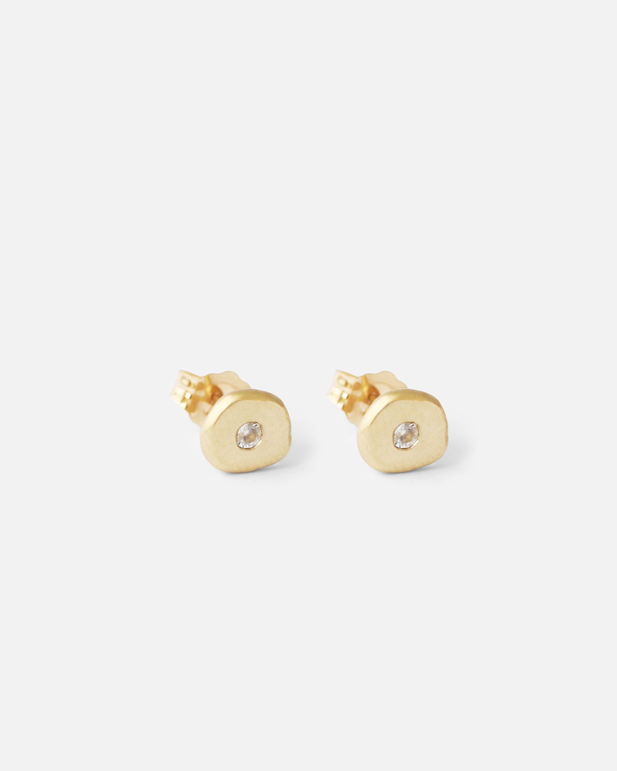 Textured Diamond / Studs By Tricia Kirkland in earrings Category