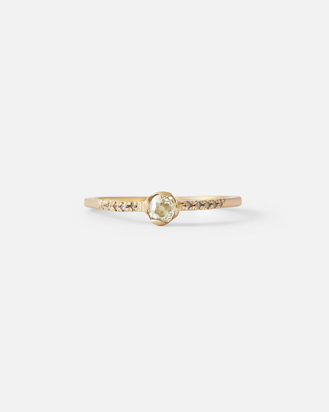 Pave 1 / 3mm Old Mine Cut Diamond By Hiroyo in ENGAGEMENT Category