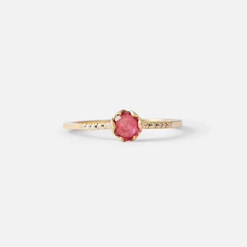 Pave 2 / Pink Sapphire By Hiroyo in ENGAGEMENT Category