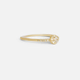 Pave / 4mm Old Mine cut Diamond By fitzgerald jewelry in ENGAGEMENT Category